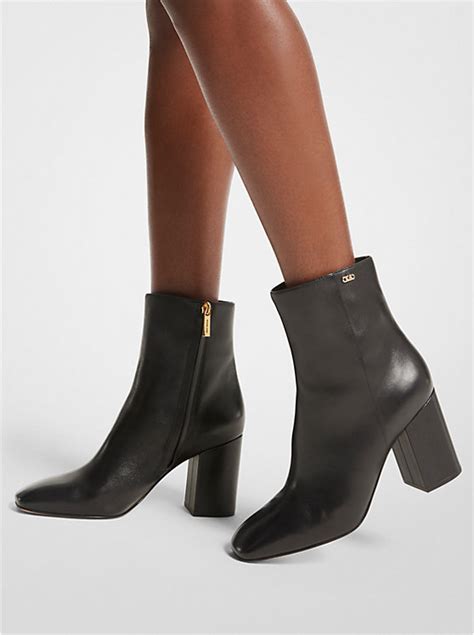 perla michael kors|Perla Leather Ankle Boot .